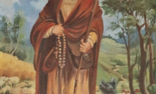 Obraz św. Wendelina z kaplicy.