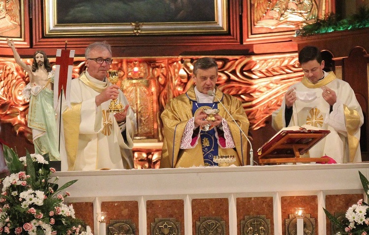 Uroczystość 3 maja w katedrze św Mikołaja w Bielsku-Białej.