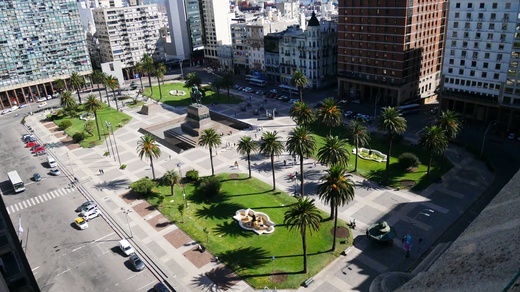 Plac Niepodległości w Montevideo