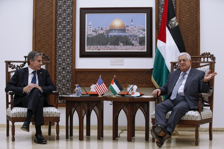 Blinken: USA chcą odbudować relacje z Autonomią Palestyńską