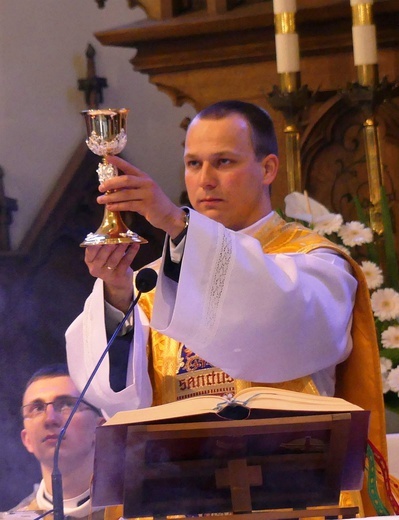 Prymicyjna Msza św. ks. Wojciecha Kamińskiego w Dankowicach