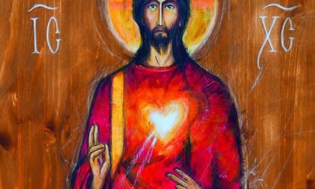 W kaplicy w Łagiewnikach, tam gdzie znajduje się obraz "Jezu, ufam Tobie", pierwotnie wisiał obraz Serca Jezusa
