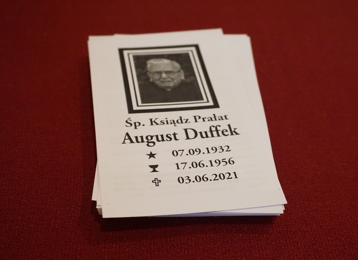 Pogrzeb śp. ks. prałata Augusta Duffka