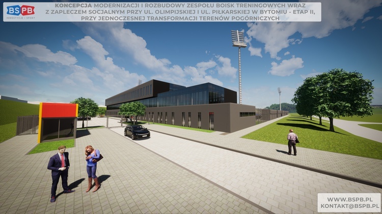 Bytom. Jest  umowa na budowę nowego obiektu treningowego dla Polonii Bytom