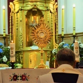 Była też adoracja Jezusa Eucharystycznego.