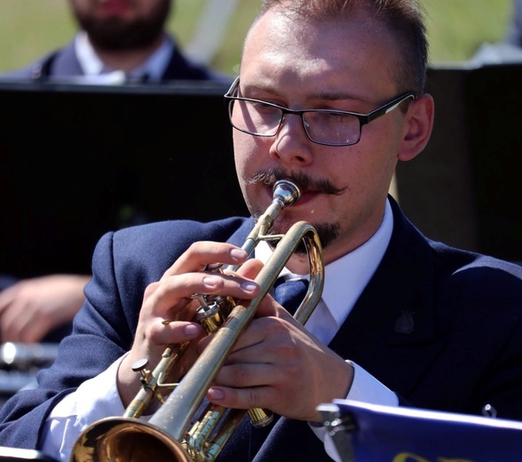 Bartłomiej Gawron, nowy kapelmistrz opoczyńskiej orkiestry.