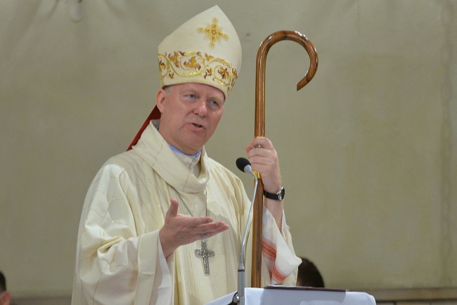 Homilię wygłosił bp Piotr Turzyński.