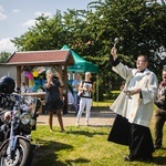 Parada motocyklowa i poświęcenie pojazdów w Marcinowicach