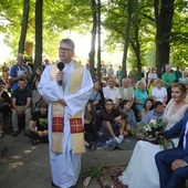 Dwa lata temu w czasie pielgrzymki w sanktuarium u św. Otylii Ula i Konrad złożyli sobie przysięgę małżeńską. 