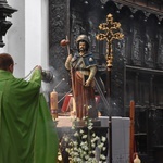 Nowa figura św. Jakuba w Oliwie