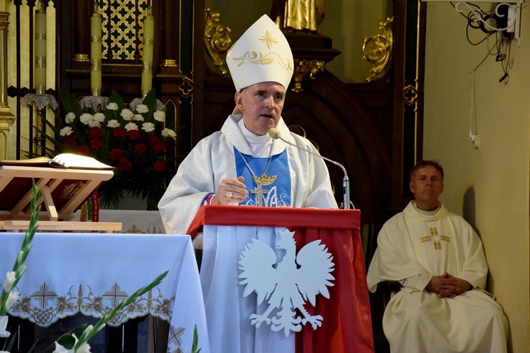Homilię wygłosił biskup ordynariusz.