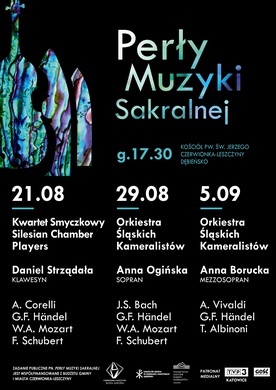 Perły muzyki sakralnej, Czerwionka-Leszczyny Dębieńsko, 21 i 29 sierpnia, 5 września
