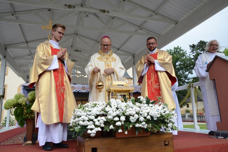 Pielgrzymkowa Msza św. w Kamieniu Śląskim