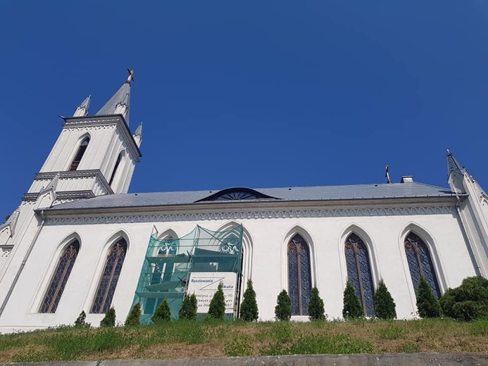 Krosno Odrzańskie. Remont w kościele pw. św. Andrzeja Apostoła