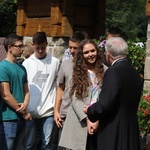 Powitanie symboli ŚDM na Śnieżnicy