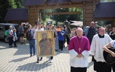 Powitanie symboli ŚDM na Śnieżnicy