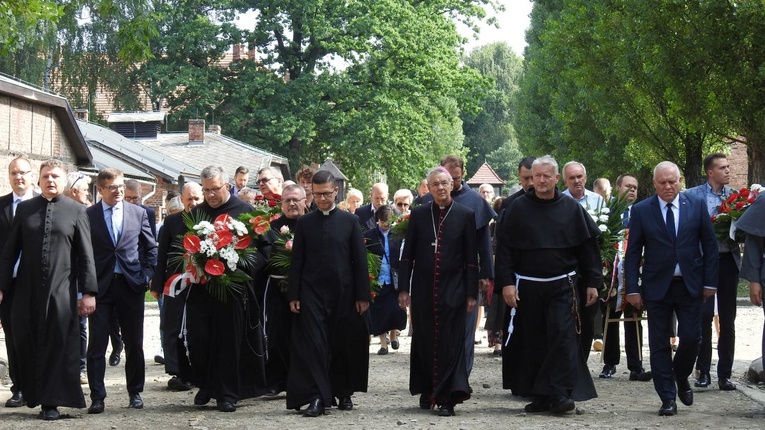 Uroczystości 80. rocznicy śmierci św. Maksymiliana w Oświęcimiu