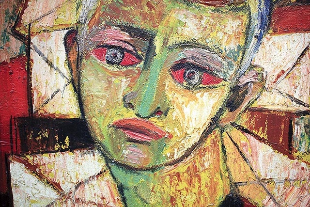 Zenon Henryk Rachfalski, Autoportret, 1965 (fragment).