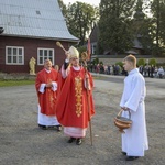 Ochotnica Dolna. Poświęcenie placu pod budowę nowego kościoła