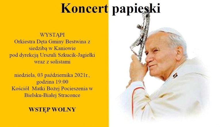 Straconka zaprasza na koncert dla św. Jana Pawła II