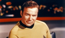 Kapitan Kirk ze "Star Treka" poleciał w kosmos