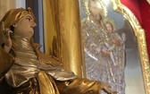 Obory. Figura św. Teresy Wielkiej w ołtarzu bocznym dedykowanym św. Józefowi