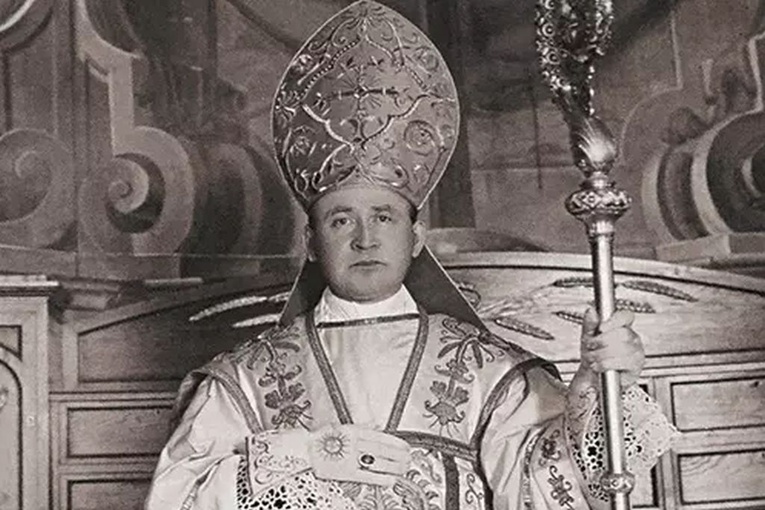 Bp Władysław Goral w dniu konsekracji.