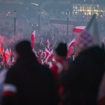 Marsz Niepodległości zakończył się na błoniach Stadionu Narodowego