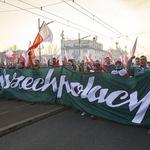 Marsz Niepodległości zakończył się na błoniach Stadionu Narodowego