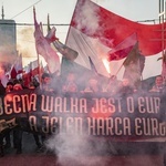 Marsz Niepodległości zakończył się na błoniach Stadionu Narodowego