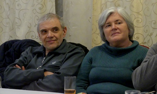 Teresa i Andrzej Goszczyccy z Andrychowa - uczestnicy kursu w Zagórniku.