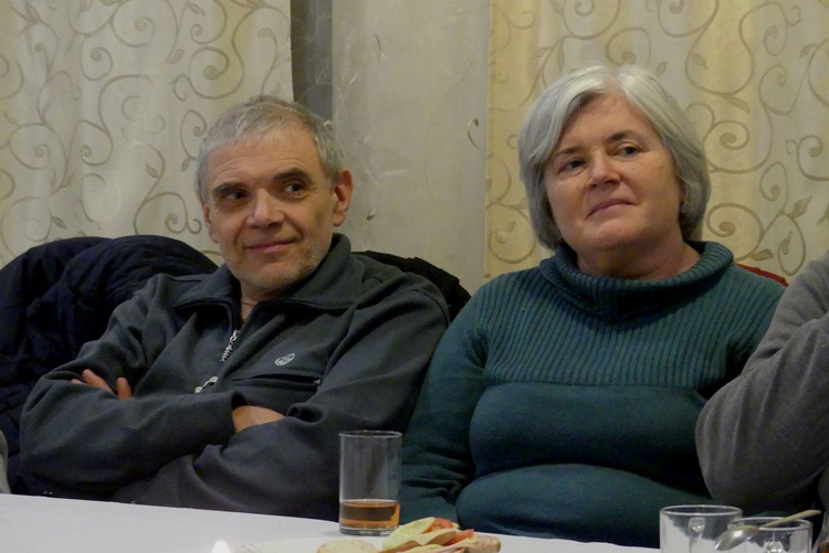 Teresa i Andrzej Goszczyccy z Andrychowa - uczestnicy kursu w Zagórniku.