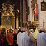 Poświęcenie figury św. Katarzyny w Rzeczycy 