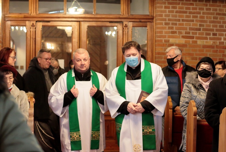 Modlitwa w parafii Dobrego Pasterza w Elblągu