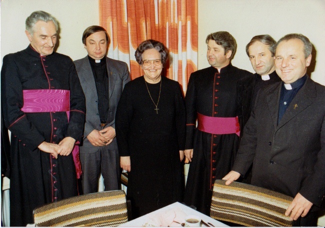 Radomscy kapłani zaprzyjaźnieni z Ordo Communionis in Christo z Matką Marią Teresą.