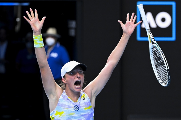 Australian Open - pierwszy półfinał Świątek w Melbourne, drugi w Wielkim Szlemie