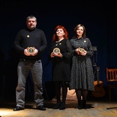 W przasnyskiej gali wzięli udział (od lewej): Robert Olszak, Grażyna Wróblewska, Grażyna Rogowska. Nieobecny był Marek Krauss.