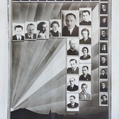 ▲	Tableau uczniów i nauczycieli Gimnazjum im. Z. Krasińskiego w Dolinie z 1938 roku.