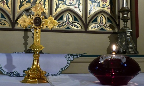 Relikwiarz św. Walentego z lipnickiej parafii Narodzenia NMP.