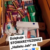 Wspólnota Hallelu Jah przyjmuje uchodźców do swoich domów i przygotowuje apteczki dla walczących