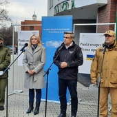 Katowice. Punkt recepcyjny dla obywateli Ukrainy. Znajduje się w siedzibie katowickiej Caritas