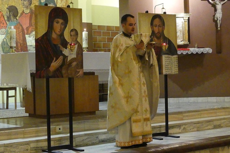 Ks. Dmytro Fedlyuk w Bielsku-Białej Leszczynach sprawował greckokatolicką liturgę w intencji pokoju na Ukrainie.