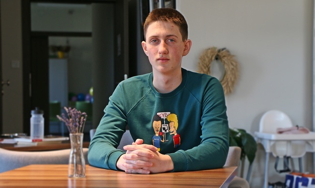 Wzruszające słowa 16-letniego Andrzeja, który uciekł z mamą i 5-letnim bratem z Ukrainy