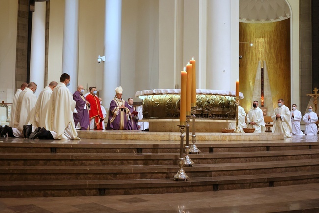 Środa Popielcowa w katedrze Chrystusa Króla