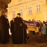 Międzyreligijny marsz i modlitwa o pokój na Ukrainie - w Bielsku-Białej. 