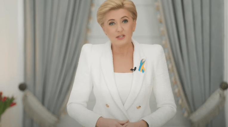 Pierwsza Dama: Zwróćmy się do kobiet w Rosji z apelem o powstrzymanie toczącej się w Ukrainie wojny