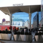 Uchodźcy na dworcu w Katowicach