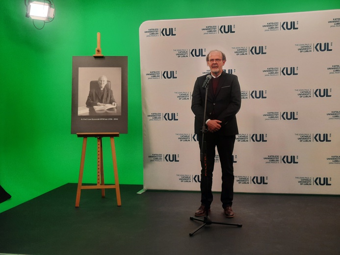 Studio telewizje KUL otrzymało imię o. prof. Leona Dyczewskiego
