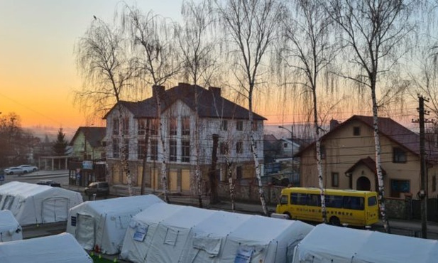 Izraelski szpital polowy powstał w ukraińskich Mościskach