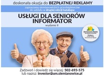 Siemianowice Śląskie. Miasto tworzy katalog "Usług dla Seniorów" w specjalnych cenach